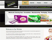 Tablet Screenshot of gummanufacturers.com